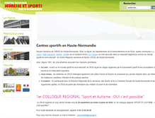 Tablet Screenshot of crjs-haute-normandie.com
